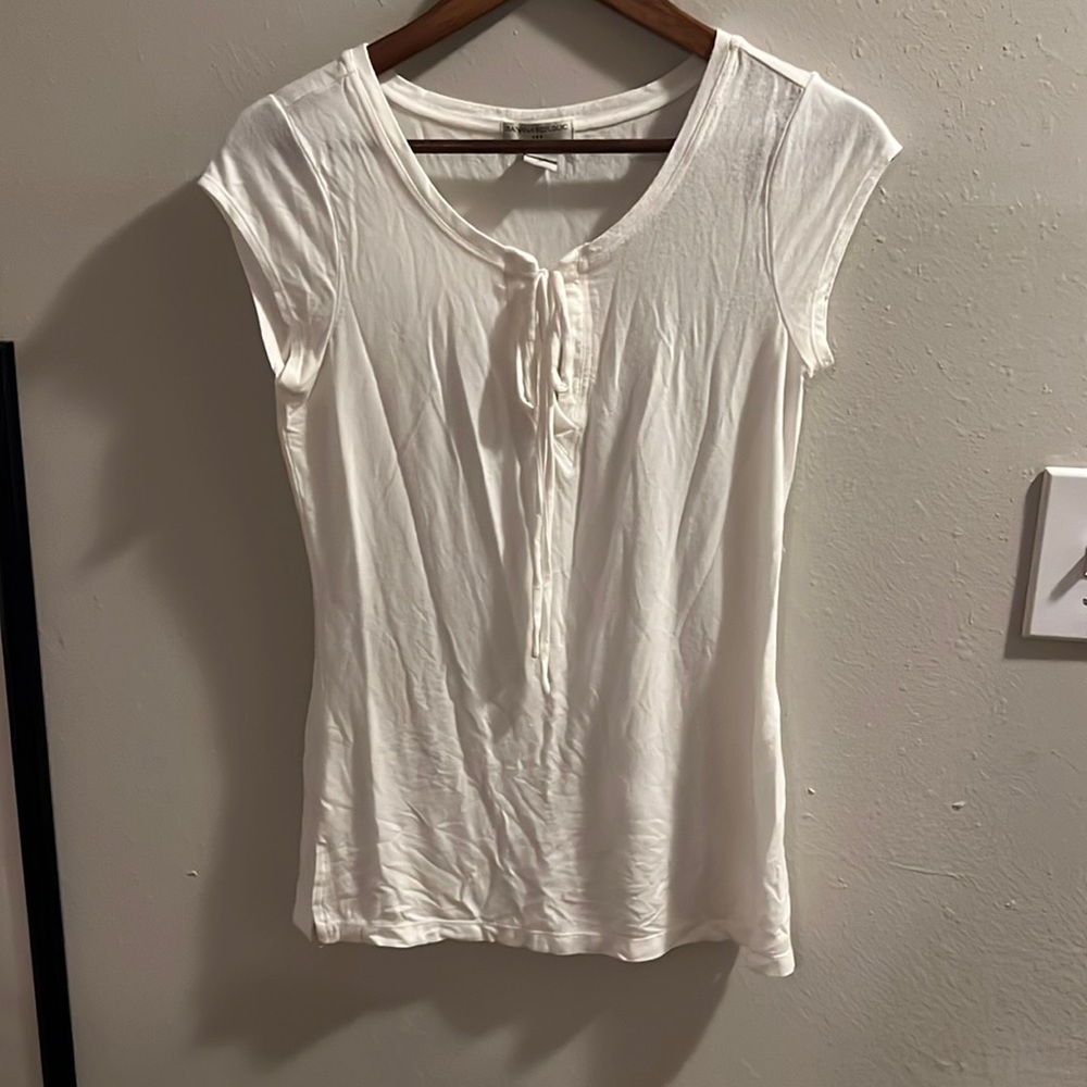 White Banana Republic Top Medium